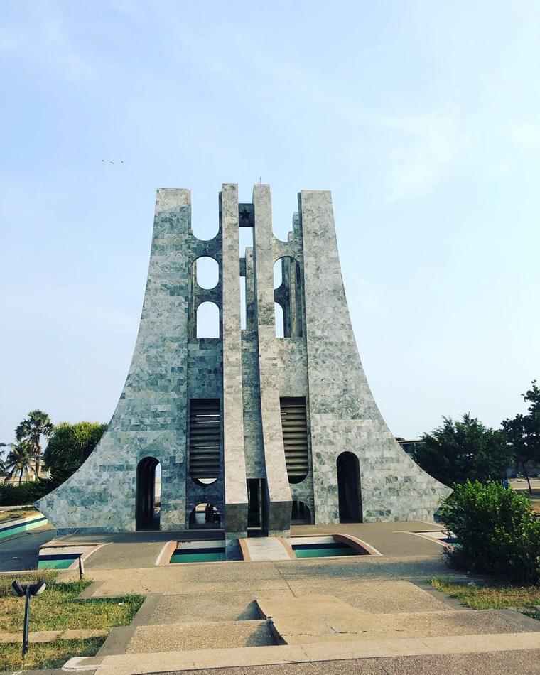 The Kwame Nkrumah Memorial in Accra